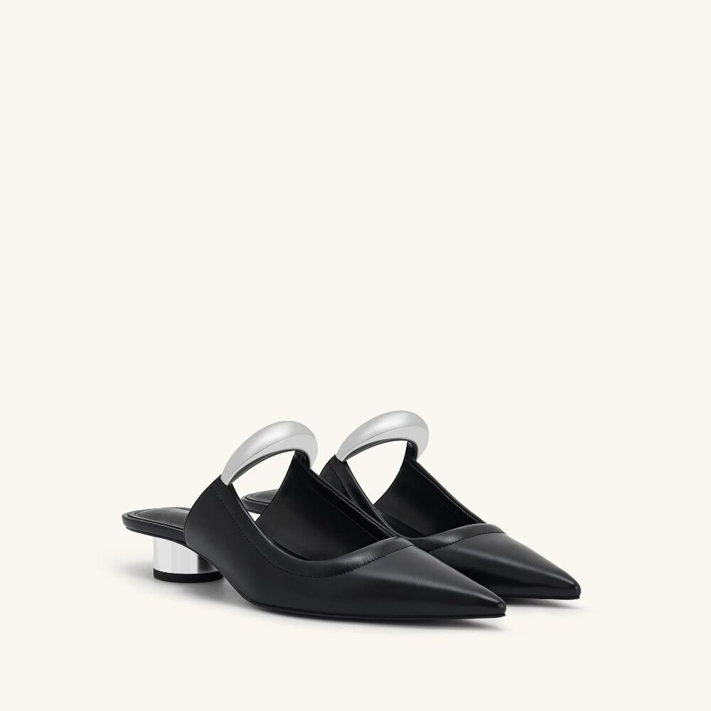 JW PEI Black Women's Mule Shoes Size 11 NWT - Picture 5 of 9